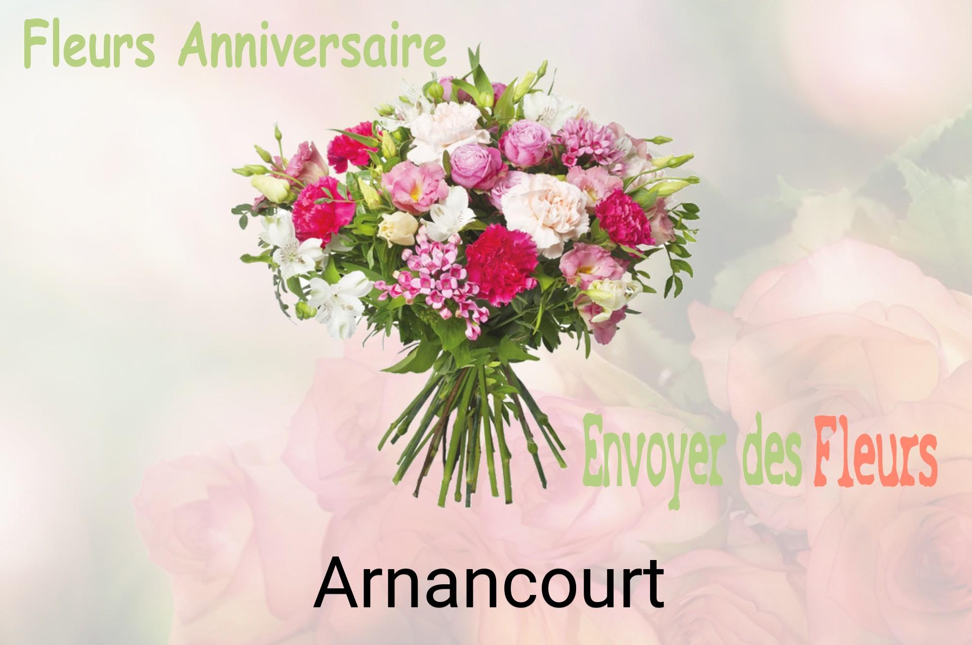 Bouquet de fleurs d’anniversaire livré à Arnancourt